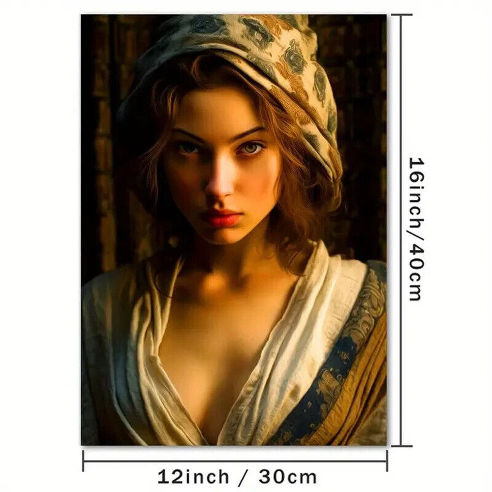 Beautiful Woman Artistic Vibrant Color Canvas Print 16" X 24" NEW! Art:Art Prints Style Your Walls